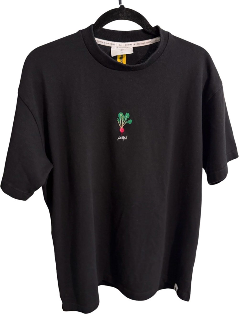 PERCIVAL oversized embroidered T-shirt -medium